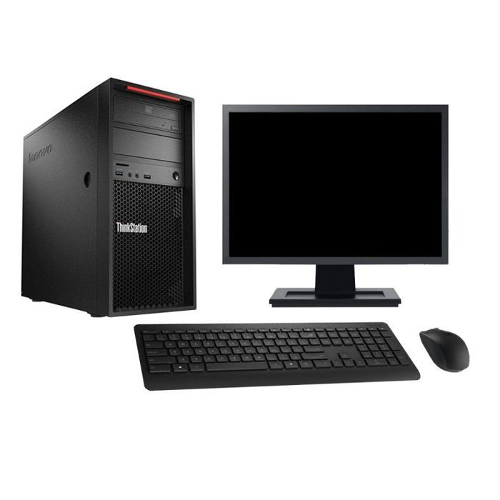 PC Tour Lenovo P300 Ecran 19 Intel i3-4130 RAM 8Go SSD 960Go Windows 10 Wifi - Lenovo