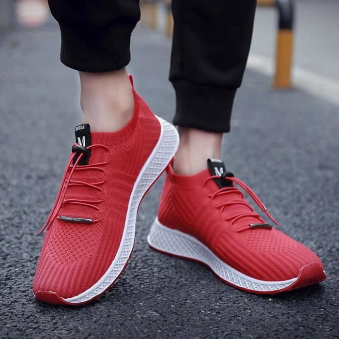 Été chaussettes hommes Sneakers Beathable Mesh Homme Chaussures à lacets  Casual Formateurs Sock rwi4168 - Cdiscount Sport