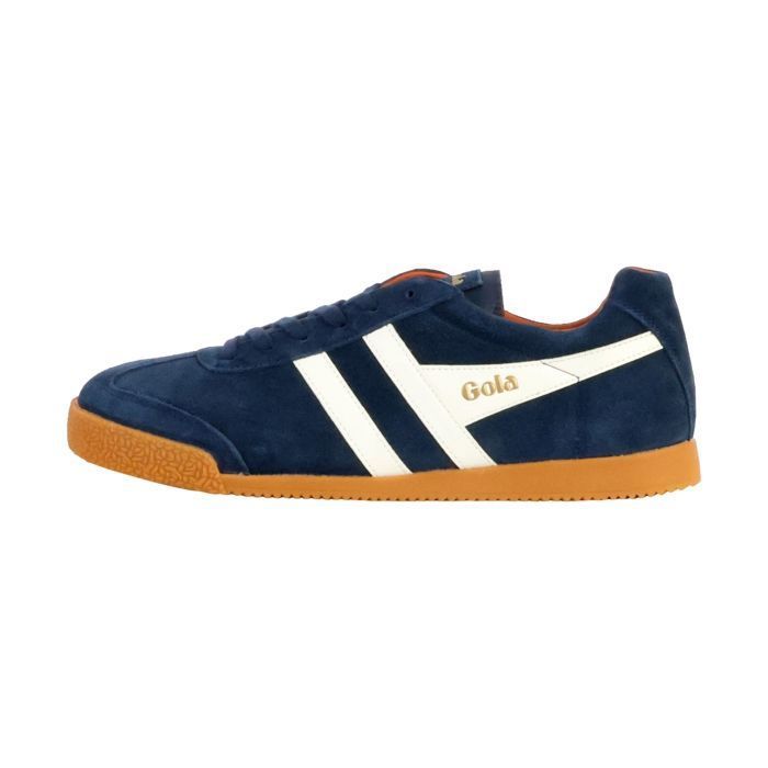 Gola Basket Gola Harrier Suède - Homme - Bleu Marine - Daim-Nubuck