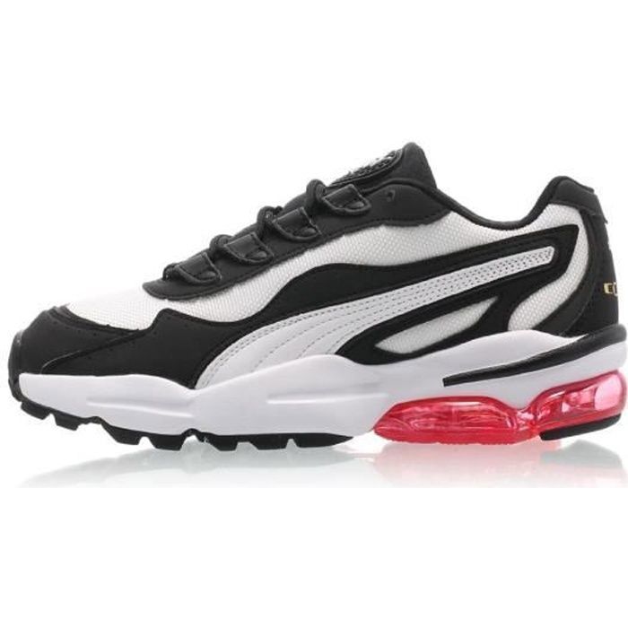 puma plateforme noir et blanche