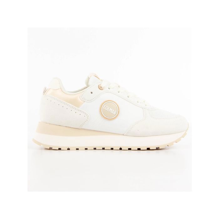 Colmar Colmar Travis Authentic High Outsole Chaussures pour Femme Blanc TRAVISAUTHENTICPLAT-120E25