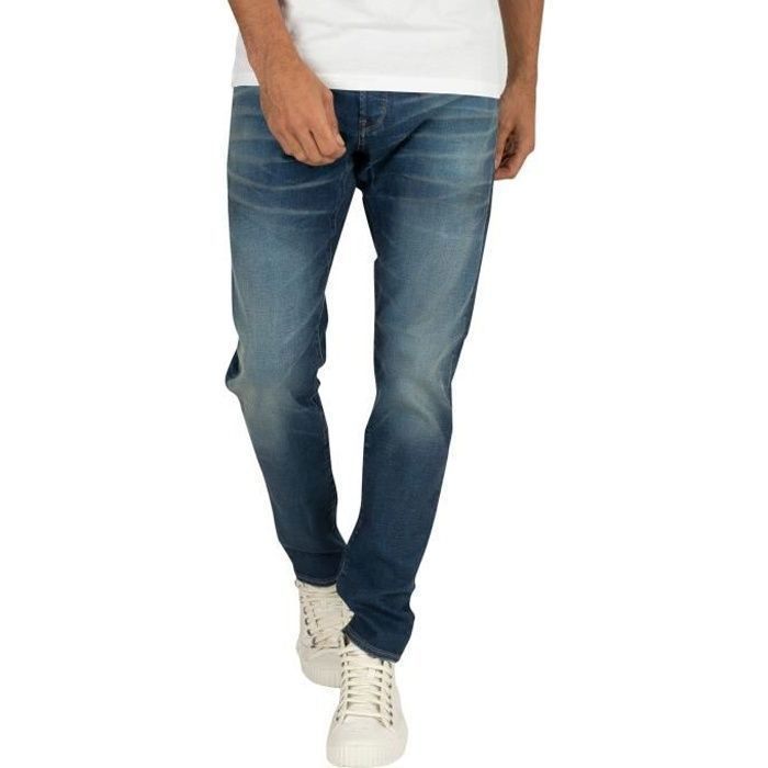 G-Star 3301 Jeans slim, Bleu - Homme