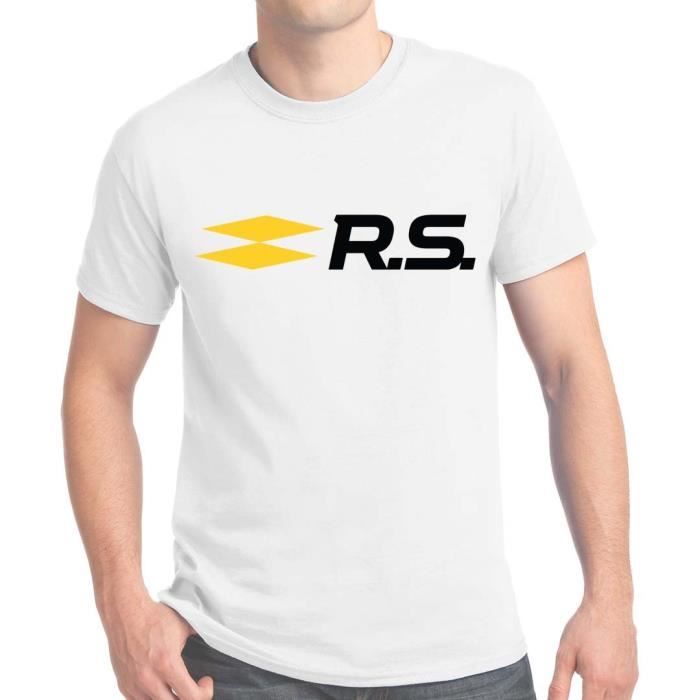 T-shirt Renault Sport RS Collector Pour Femme - Noir Et Jaune, Taille L