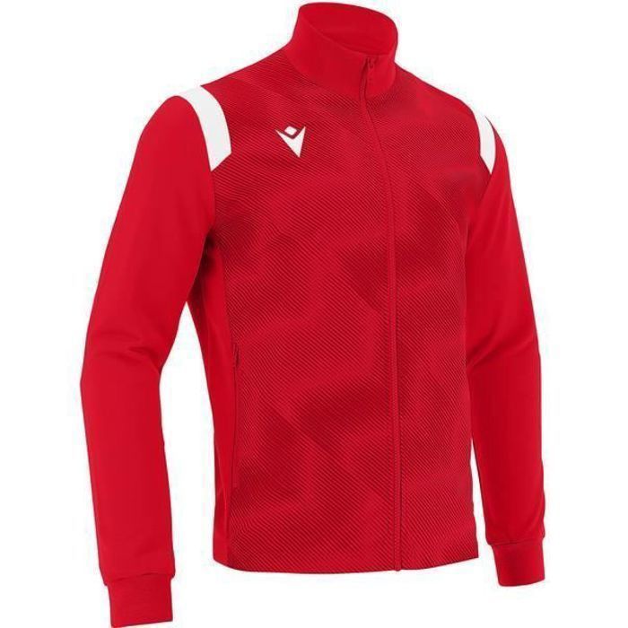 Veste de survêtement Multisport - Macron Bendis - Homme - Rouge/blanc Veste de survêtement Multisport - Macron Bendis - Homme - Rouge/blanc