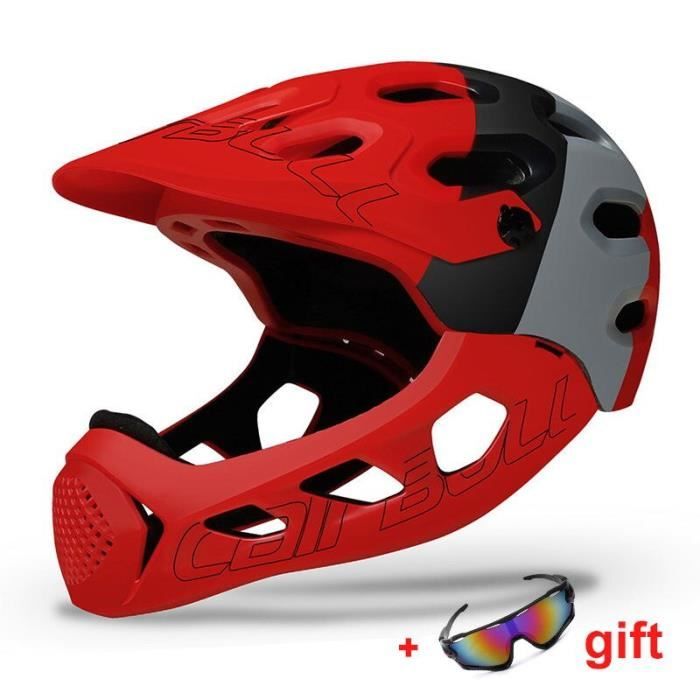 Casque Vélo Bell Super 2R Avec Mentonnière Amovible - Noir - Taille SM - Neuf