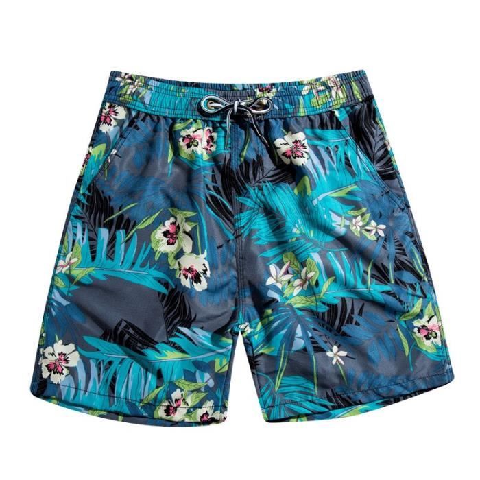 Little Hand Short de Plage À Séchage Rapide pour Garçon Boys Board Shorts, blue 2