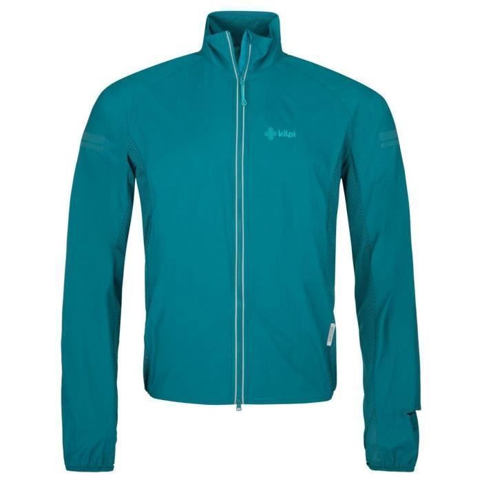 Veste de running homme ultra-légère Kilpi Tirano - turquoise - S Veste de running homme ultra-légère Kilpi Tirano - turquoise - S