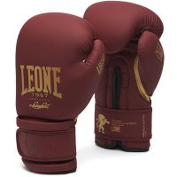 Gants de boxe - Leone Flag - Cuir de buffle - 16 oz - Roll Gripp