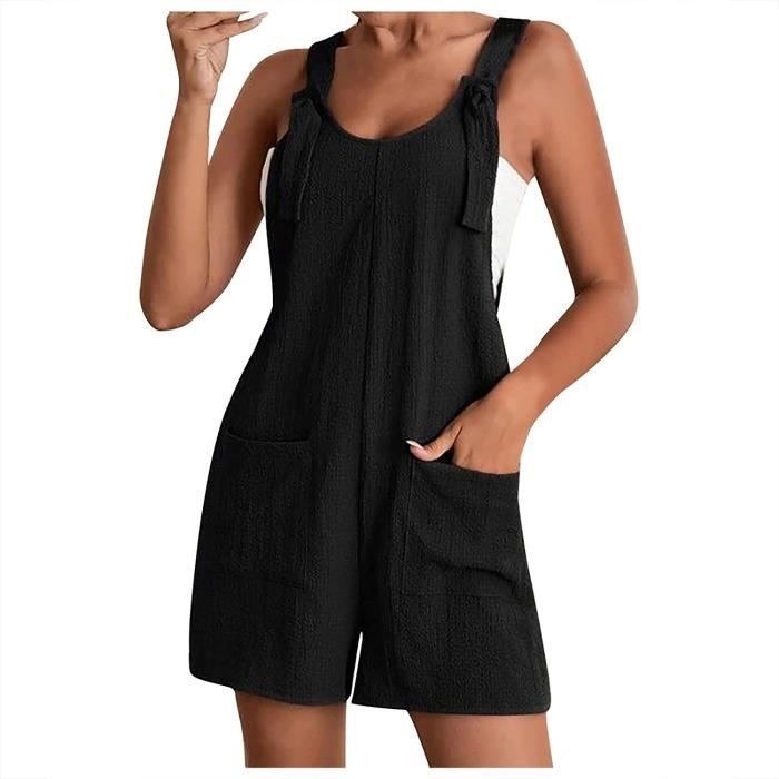 Pantalon Pantacourt Topshop – Noir, Taille 42 (FR), Coton, Neuf Avec étiquettes