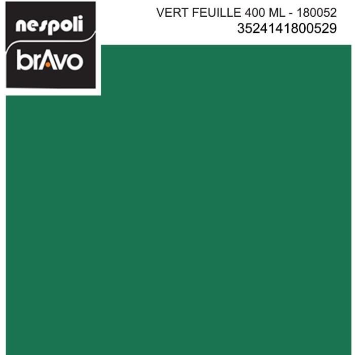 Aérosol peinture vert feuillage ral 6002 400 ml, NESPOLI
