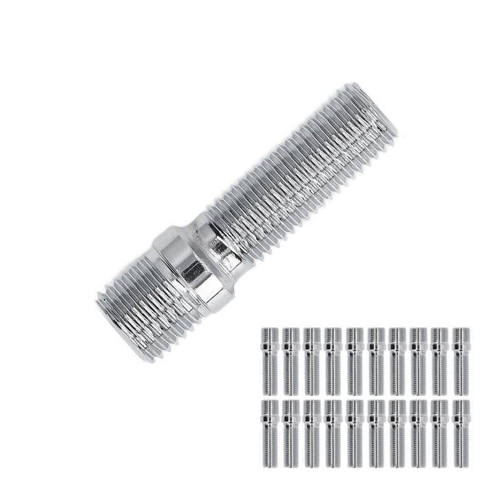 20x Vis De Roue Coniques M12x1,5 - Cône 60° - Qualité 10.9 - Lot De 8 à 20 Pièces
