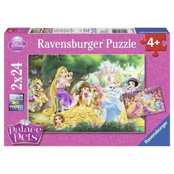 Puzzle 24 pièces - Ravensburger - Disney Palace Pets - Princesses ...