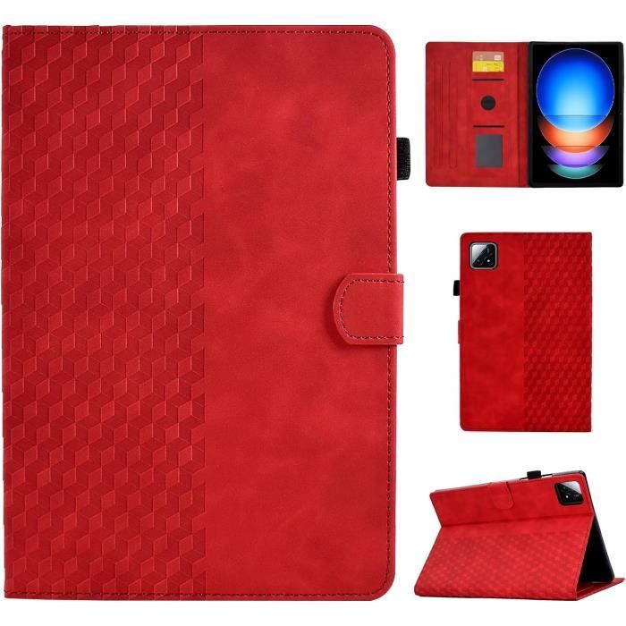 Housse Cuir Pour Xiaomi Redmi Pad 2 Pro 12.1 (2025) - Étui à Rabat Avec Support, Protection 360° - Noir, Compatible Avec Protecteur D'écran