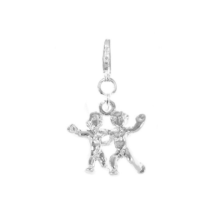 Bijou charm - So Charm - Gémeaux - Plaqué or - Mixte - 19x15mm Bijou charm - So Charm - Gémeaux - Plaqué or - Mixte - 19x15mm