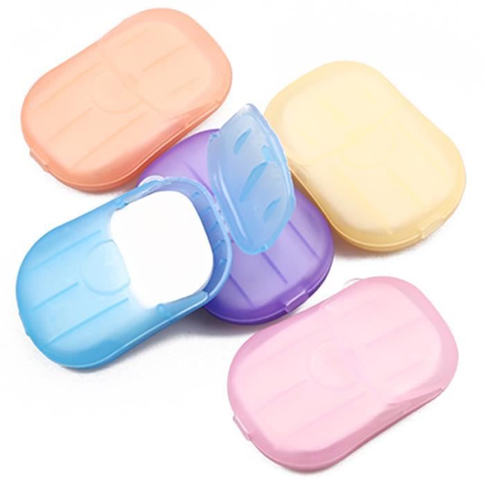 12 Boîtes De Feuilles De Savon En Papier - Mini Savons Portables Pour Voyage, Camping & Randonnée - Biodégradable, Pratique & Léger
