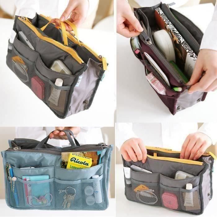 Cheap Organisateur de Sac Rangement a Main Organiseur Pochette Carte Voyage Maquillage