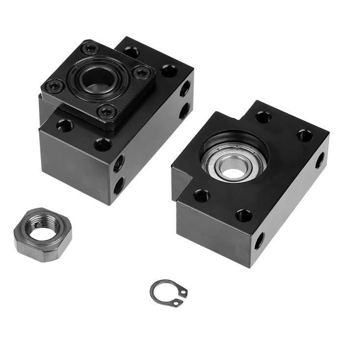 Kozelo Lot De 2 Paliers à Semelle UCP210 - Alésage 50 Mm, Auto-Alignant, Boîtier Fonte Robuste, Roulements Acier Chromé Haute Qualité