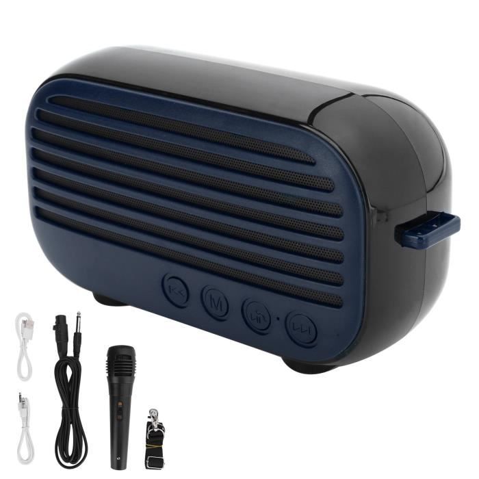 Amplificateur De Microphone Portable - Mini Ampli Audio Avec Câbles - Pour écouteurs, Enregistrement Sur Téléphone