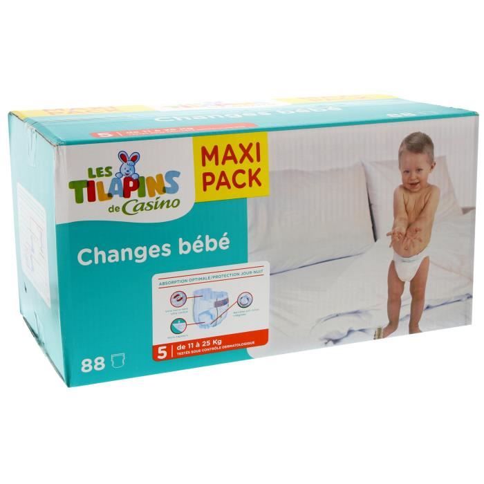 LES TILAPINS Couches Taille 5 88 couches Cdiscount Puériculture