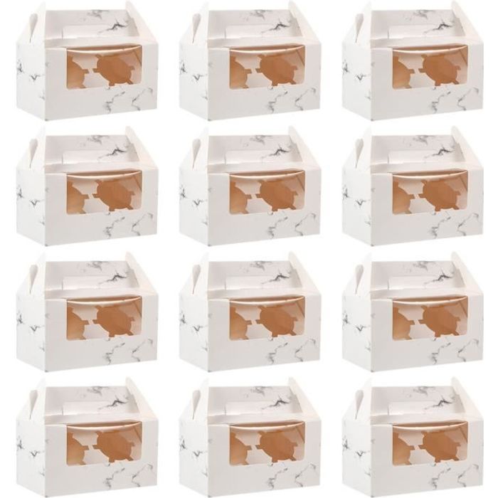 pcs Boite A Gateau A D Anniversaire Pour Mariage Dragees Box Cdiscount Maison