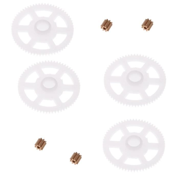 4pcs WLtoys V686G Pi ces V686 11 V686 08 Roue dent e avec Ensemble