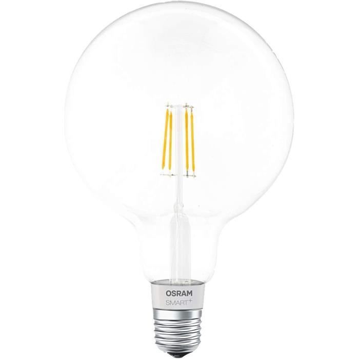 Ampoule LED globe décorative Milky - E27 G125 - 6W - 3000K - Blanc Chaud - Blanc Froid | Leroy