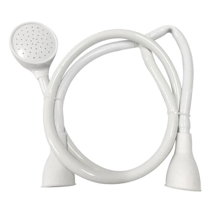 Double Tap Pet Bain Douche Tête de Pulvérisation Tuyau Kit, Robuste