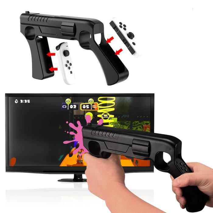 Pistolet de Jeu de Tir Compatible avec Nintendo Switch, Somatosensoriel contrôleur pour Switch