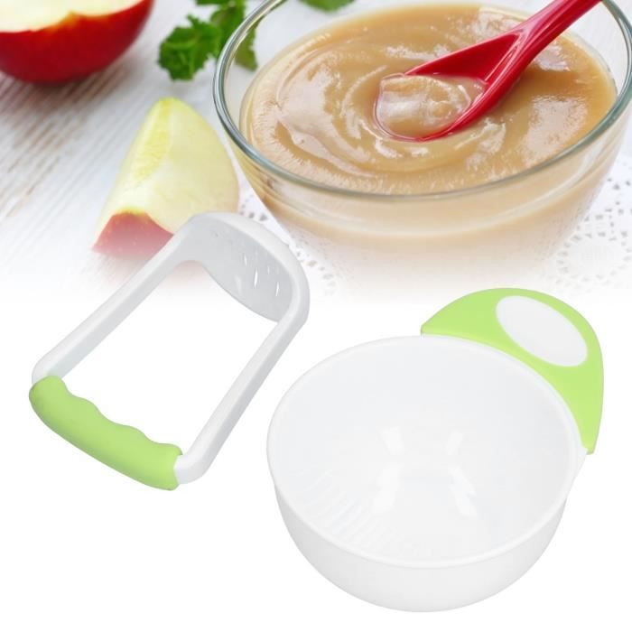 Kit 8 Pièces Presse-purée Pour Bébé - Bols Et Filtres De Broyage, Pour Légumes, Fruits, Viandes - 9