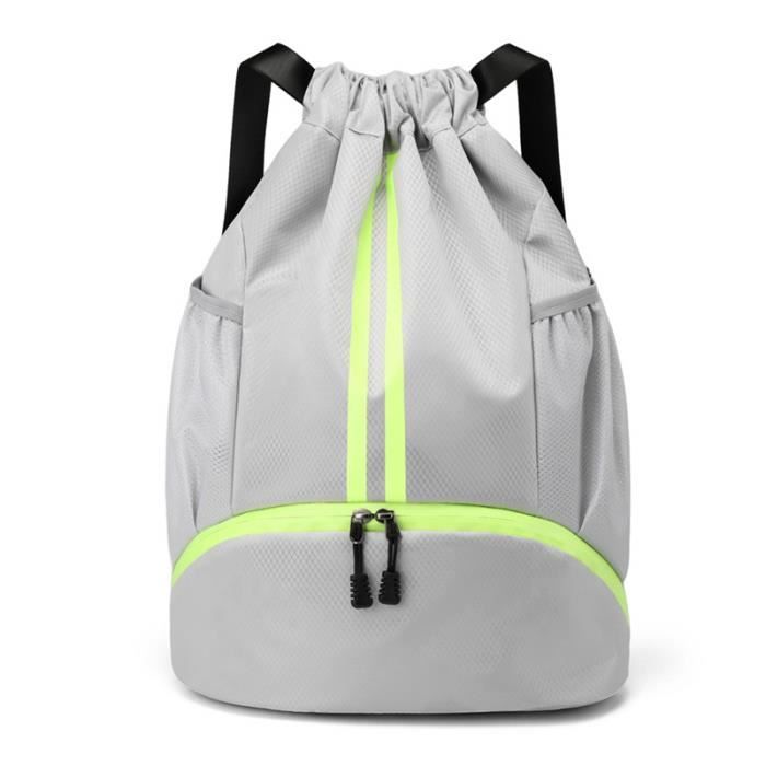 Sac à Dos de Sport à Cordon, Sac de Sport Imperméable avec Compartiment à  Chaussures, Sac de Sport de Grande Capacité, Sac à Dos de Sport pour Hommes  Femmes, Sac à Dos