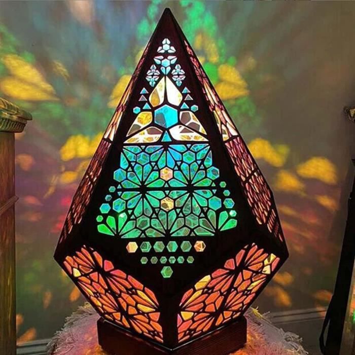 Lampadaire en plastique Bohème lumière coucher de soleil lampe projecteur étoile polaire grand lampadaire de style bohème A