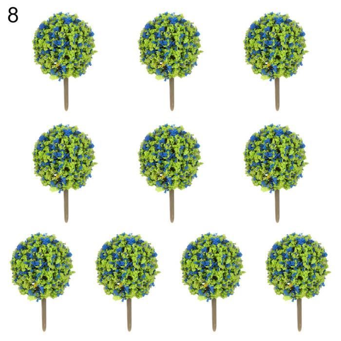 EXCEART – 4 Arbres Miniatures Artificiels – Modèle Paysage – Déco Jardin, Table De Sable – Lot Réaliste