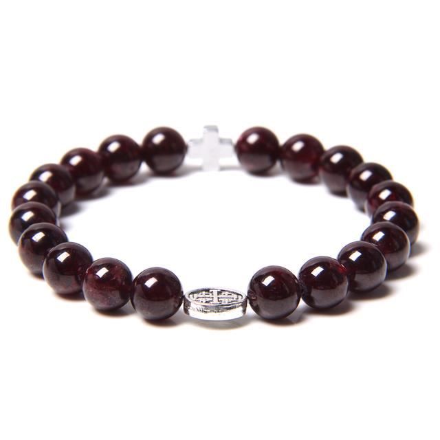 GAVU Bracelet Argent 925 Femme, Bracelet Croix Chrétienne Femme, Cadeau Pour Elle