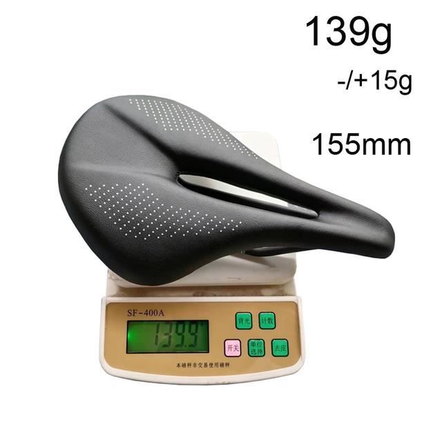 Selle De Vélo En Fibre De Carbone - Creuse Et Légère (190g) - Pour VTT Et Vélo De Route - Design Ergonomique