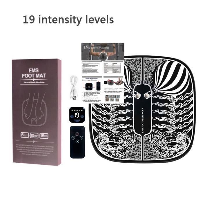 Coussin De Massage électrique Pour Pieds - 8 Modes, Pliable - Pour Détente à La Maison
