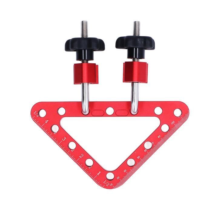 Set 8 équerres Positionnement 90° | 4x3 Pouces + 4x4 Pouces | Pour Assemblage Bois Et Métal