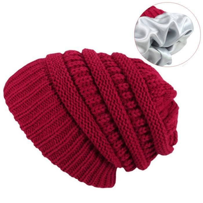 Bonnet Et écharpe 2 En 1 Unisexe - Thermique, Doublure Polaire - Pour Homme Et Femme, Hiver, Activités Extérieures - 2