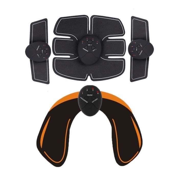 Ceinture EMS électrique Tonification Musculaire - Pour Abdos, Bras, Dos, Jambes - Rechargeable USB