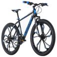Vélo VTT Semi-Rigide 27,5'' KS CYCLING Xplicit Homme 21 Vitesses Noir-Bleu-1