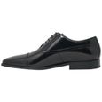 Chaussures Homme - VERSACE COLLECTION - Oxford en cuir noir-1