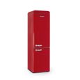 SCHNEIDER - SCCB250VR - Réfrigérateur combiné vintage - 249L (180+69) - Froid statique - 4 clayettes verre - Rouge-1