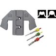 TOOLCRAFT PLE-0H3 Matrices à sertir pour connecteurs mâles Ouverture de serrage: 0.75 à 1 mm² adapté pour marque: TOOLCR | PINCE-1
