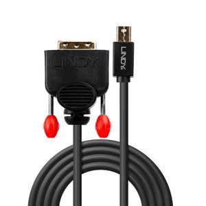 Adaptateur Mini DisplayPort Vers DVI Câble 2m - Haute Vitesse Mini DP Mâle Vers DVI-D