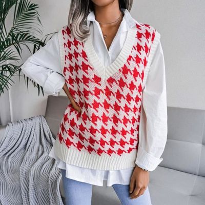 Gilet pied de poule zara hotsell
