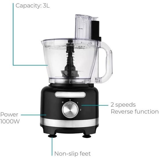 Robot Mixeur Culinaire 8 vitesses 5,5L – La Cuisine de Mimi