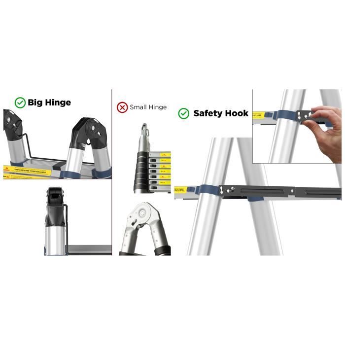 Worhan 4.4 m on sale telescopic ladder
