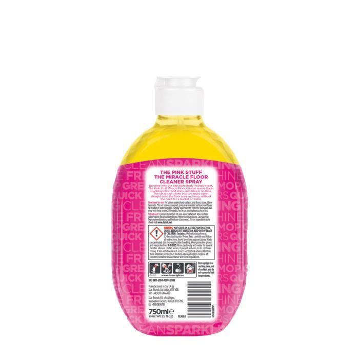 Stardrops The Pink Stuff Nettoyant sol - The Miracle Floor Cleaner Spray -  Cdiscount Au quotidien