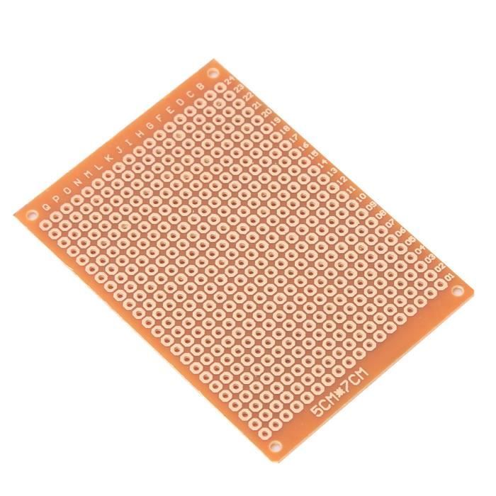 2 Pièces Carte De Prototypage PCB Sourcing Map 12x18cm Simple Face - Épaisseur 1.6mm