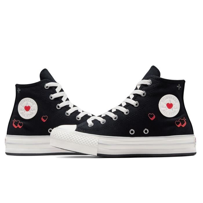 Converse cdg femme noir haute online