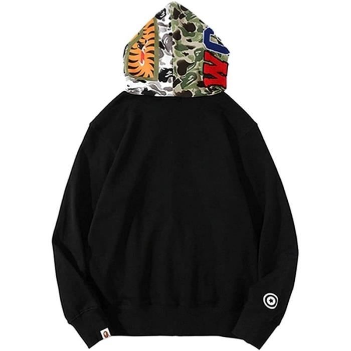 Pull bape noir on sale